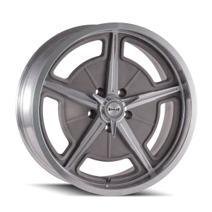 Ridler – 605 – Grey – 17″x7″ 0mm – Summer Wheels – 605-7765GM